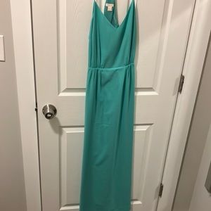 J. Crew Teal Maxi Dress